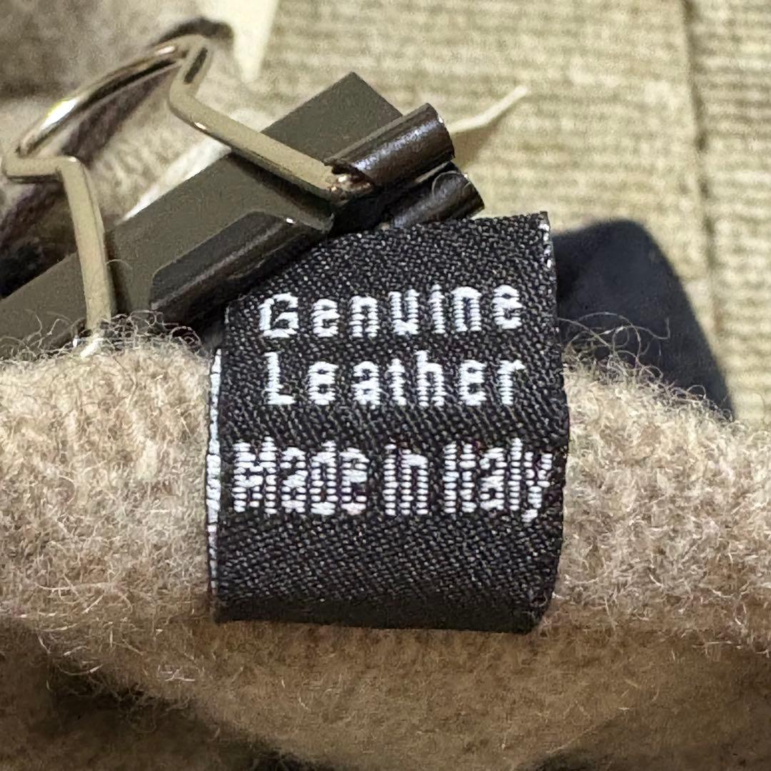 未使用タグ付【イタリア製】GLOVES(グローブス)スウェード手袋 ネイビー 8