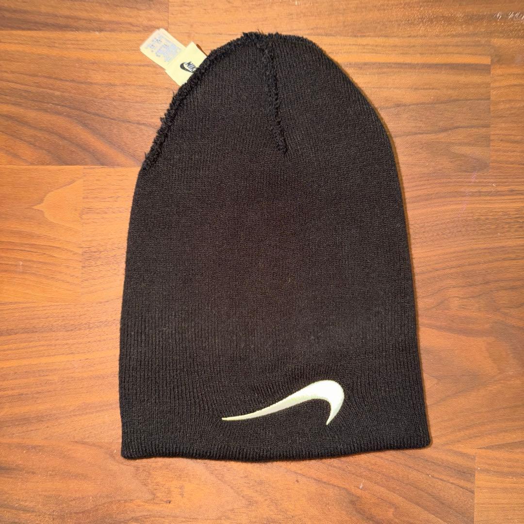 Nike & Stussy 黒ニット帽