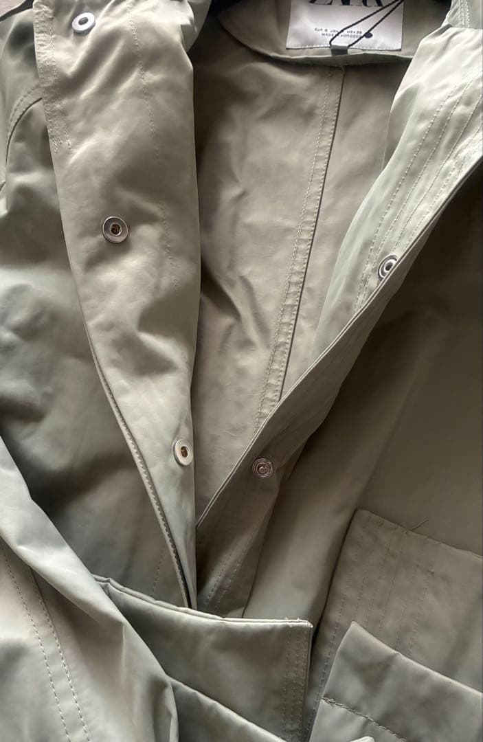 ZARA ライトグレー コート