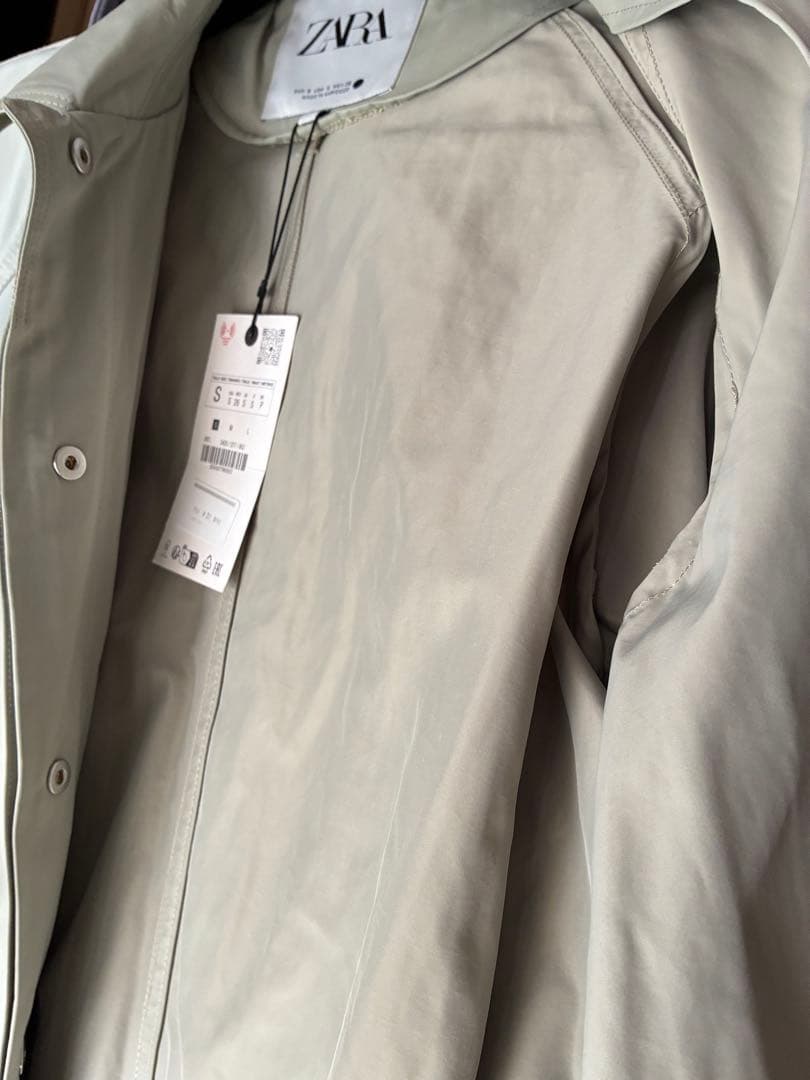 ZARA ライトグレー コート