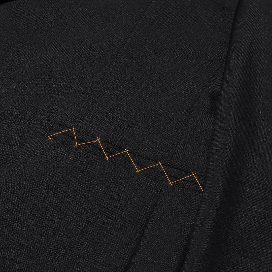 未使用★L★BURBERRY★テーラードジャケット★スーツ★黒★モヘヤ★金タグ