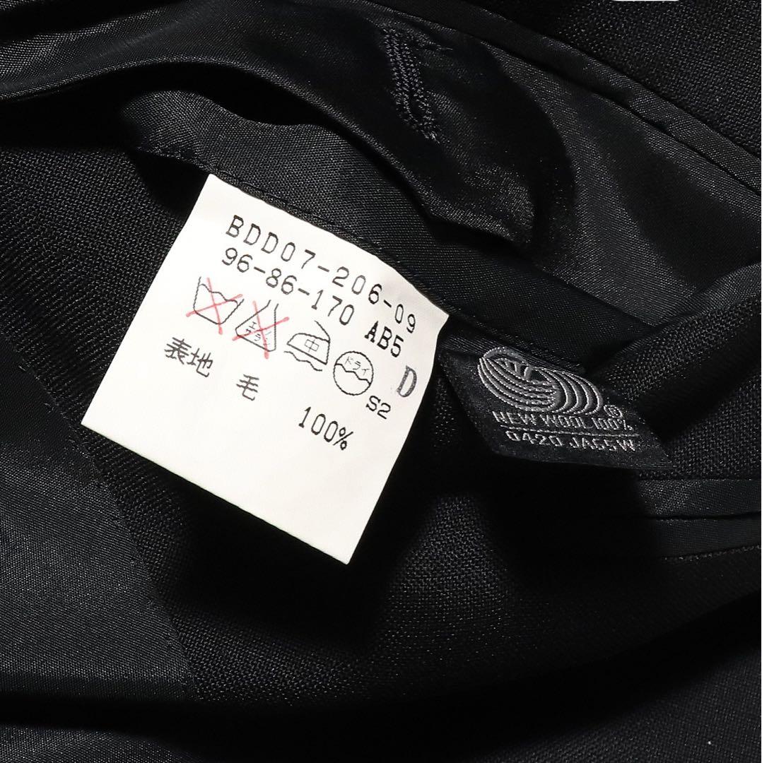 未使用★L★BURBERRY★テーラードジャケット★スーツ★黒★モヘヤ★金タグ