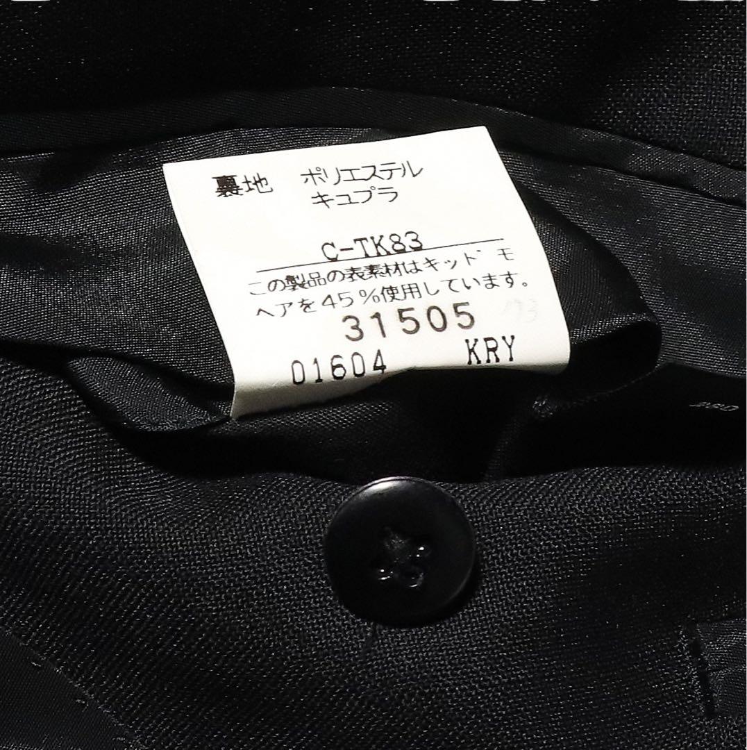 未使用★L★BURBERRY★テーラードジャケット★スーツ★黒★モヘヤ★金タグ