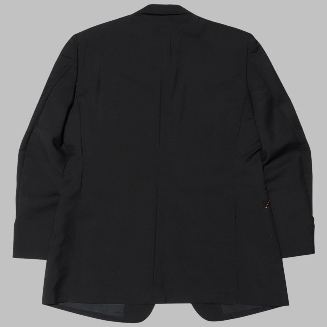 未使用★L★BURBERRY★テーラードジャケット★スーツ★黒★モヘヤ★金タグ