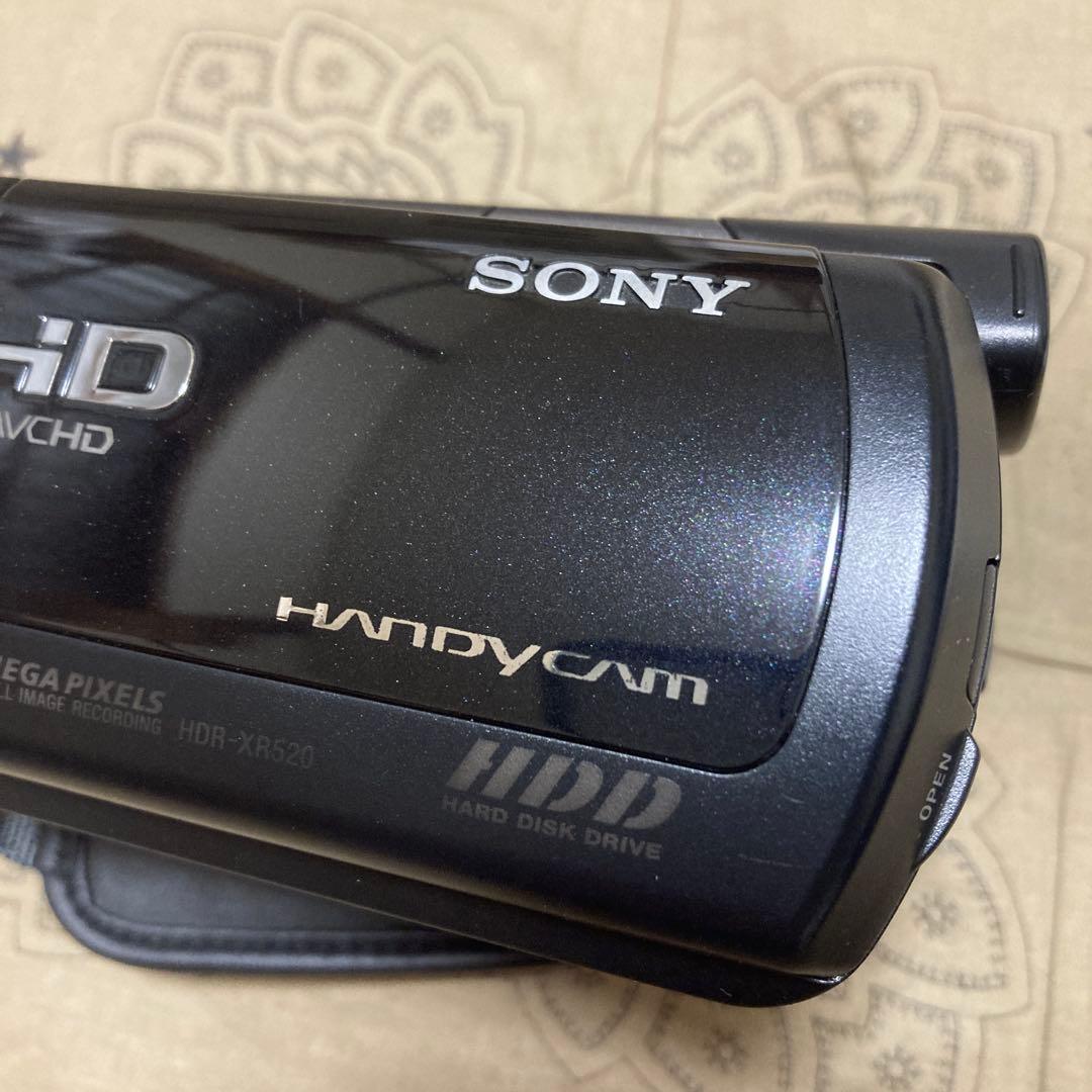 美品 SONY HDR-XR520V GPS ナイトショット搭載 ビデオカメラ
