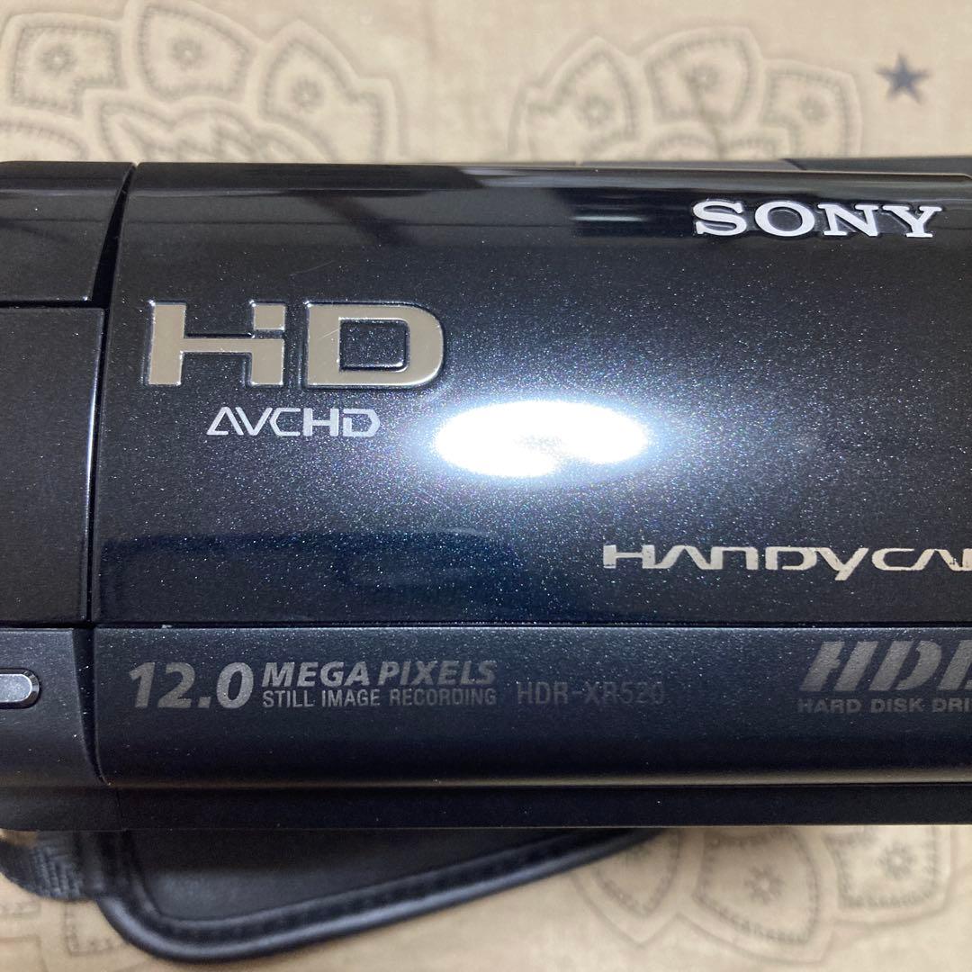 美品 SONY HDR-XR520V GPS ナイトショット搭載 ビデオカメラ