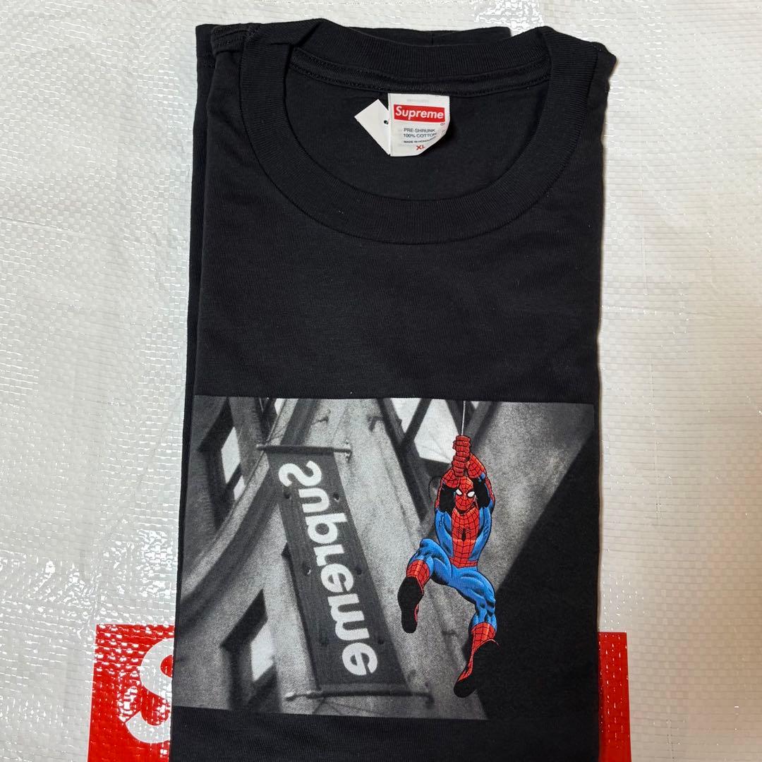 Supreme x Spider-Man Tee \"Black\" サイズ XL