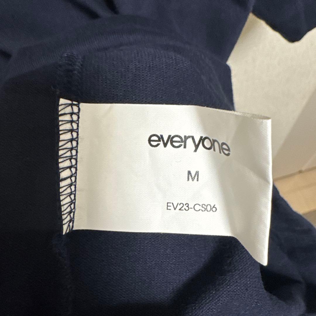 everyone j.30000 sketchy logo tee ネイビー M