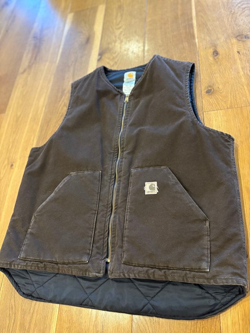 最終値下げ中！Carhartt（カーハート）ダックベスト USA製XL TALL