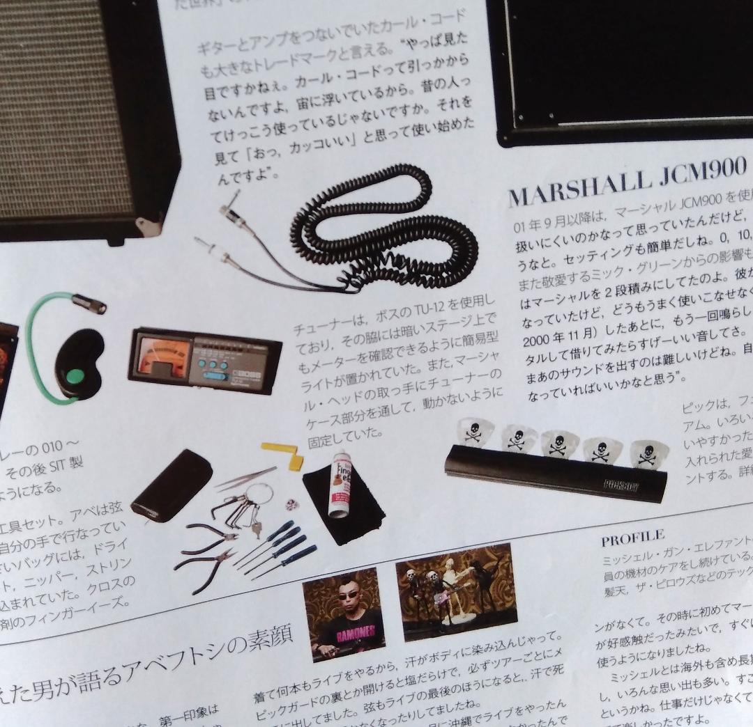 アベフトシ氏 愛用の希少モデル ALBAS カールコード