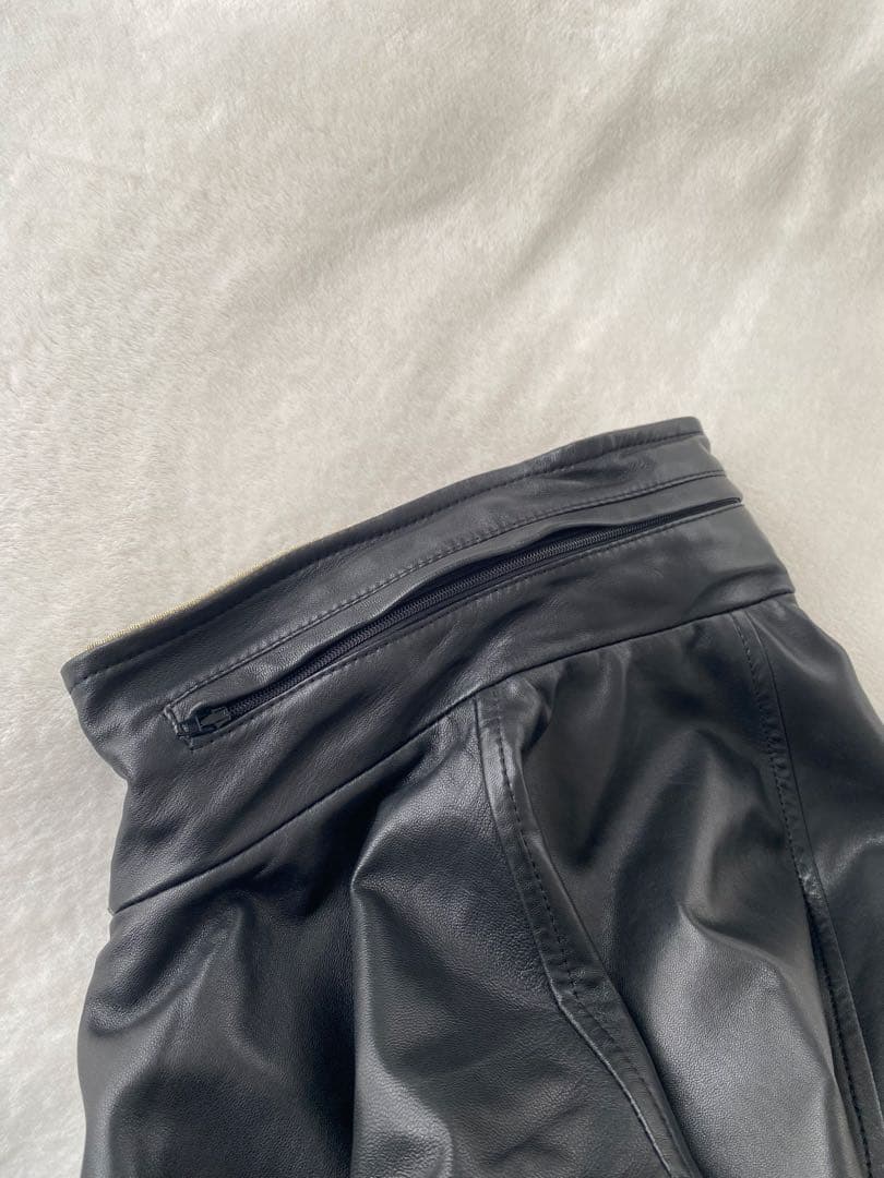 casini firenze italy製 本革 リバーシブルレザーコート