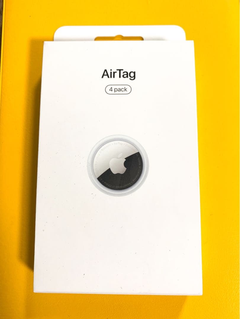 【保証書つき】AirTag 本体 4個入り 新品未開封