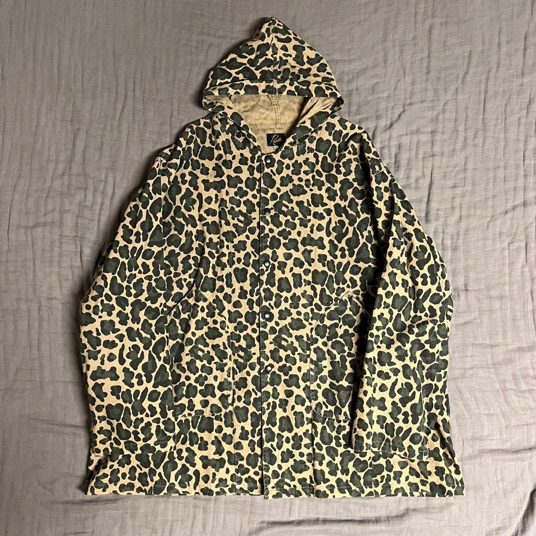 【needles】bush parka M カモ柄　カモフラ　レオパード　フード