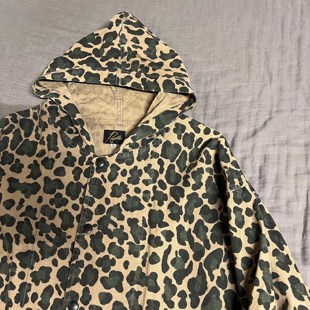 【needles】bush parka M カモ柄　カモフラ　レオパード　フード