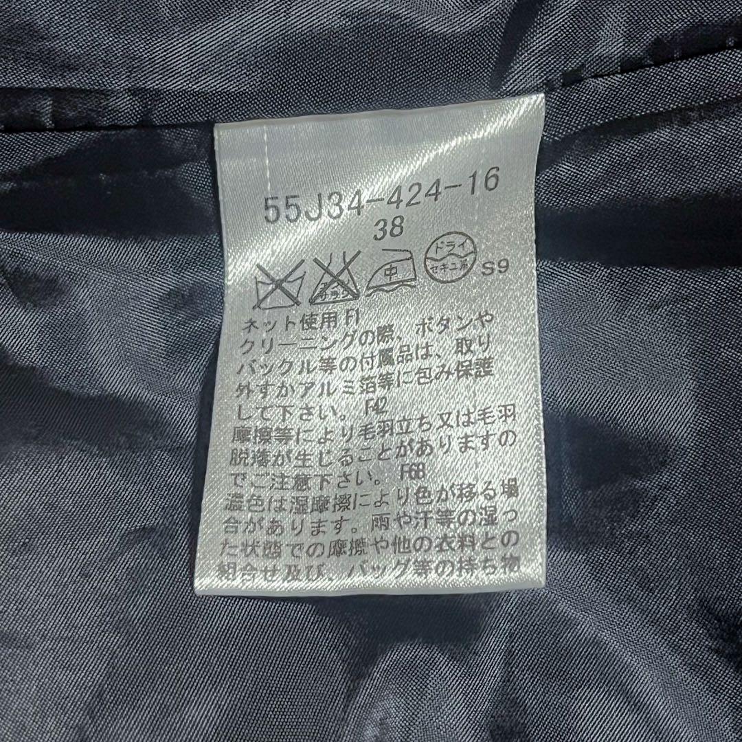 ワンピース ウール 七分袖 ひざ丈 チェック