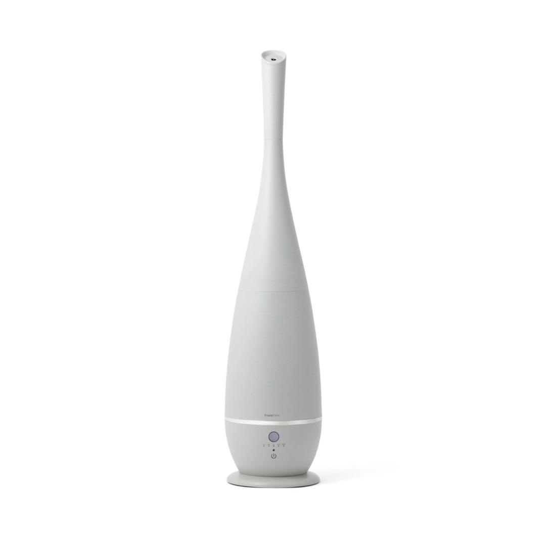 【Francfranc】シレーヌ 上部給水型 超音波式2WAY加湿器 グレー
