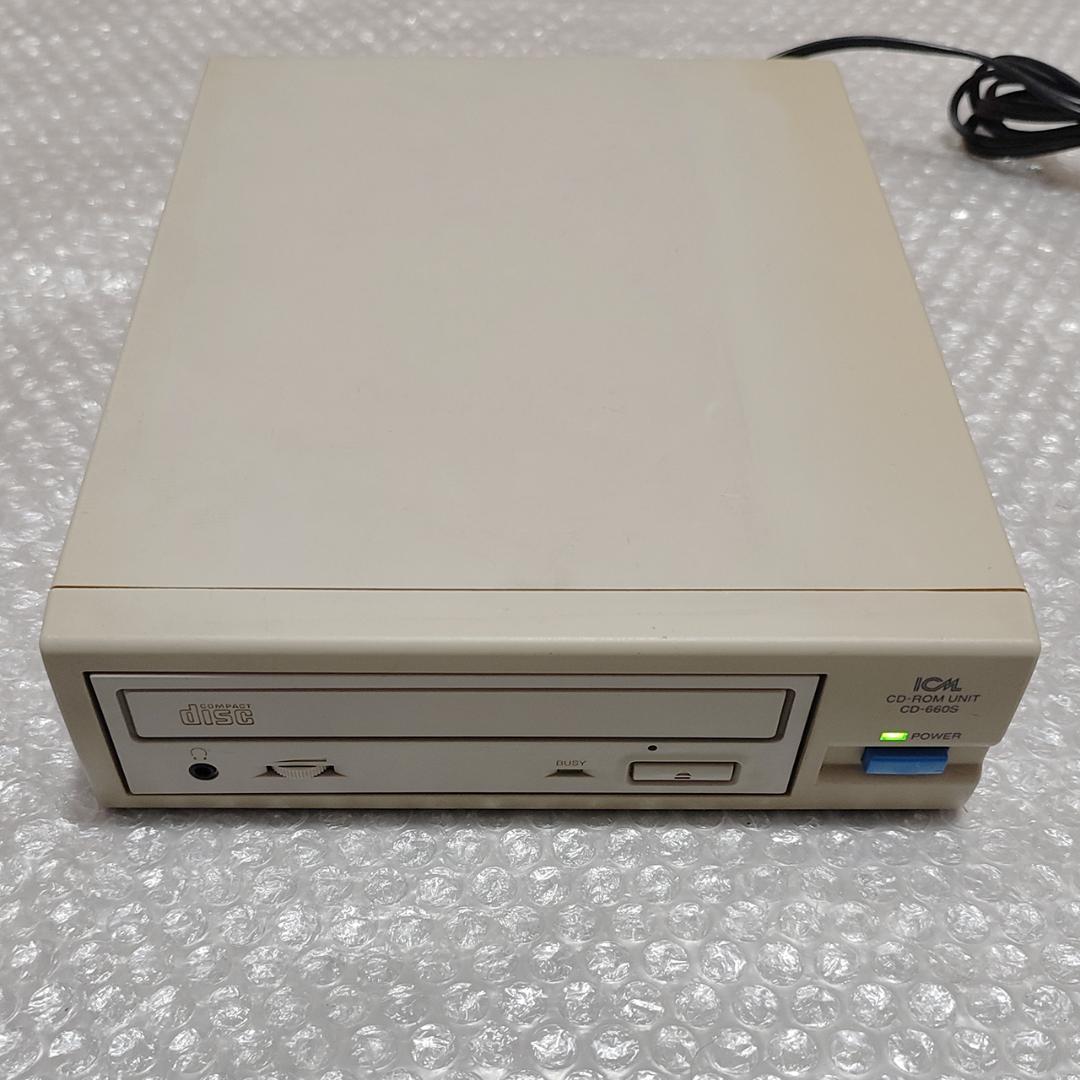 【Old Mac対応】SCSI CD-ROMドライブ ICM CD-660S