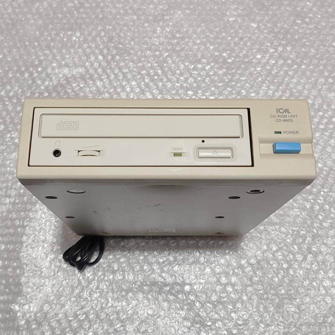 【Old Mac対応】SCSI CD-ROMドライブ ICM CD-660S