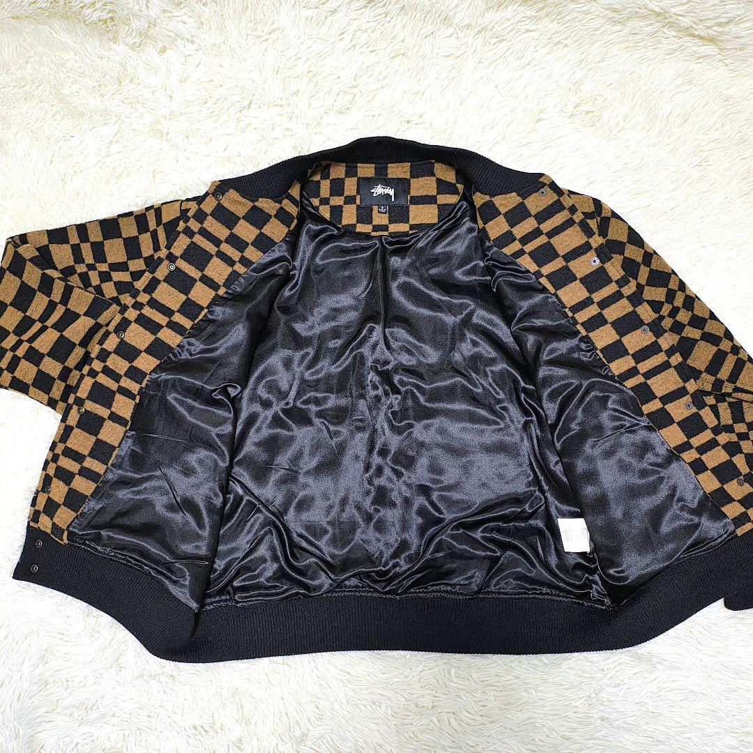 希少　ストゥーシー　stussy Sabi Checker Varsity