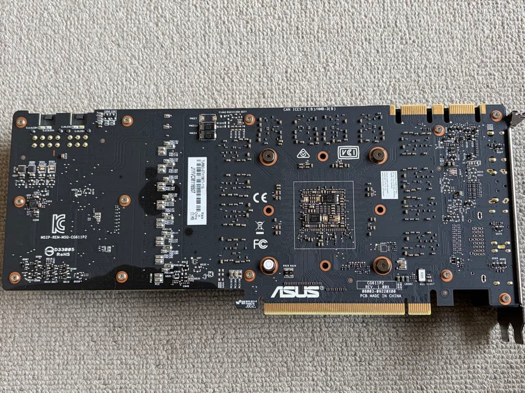 グラフィックボード・グラボ・ビデオカード ASUS TURBO GTX 1080Ti 11GB GPU