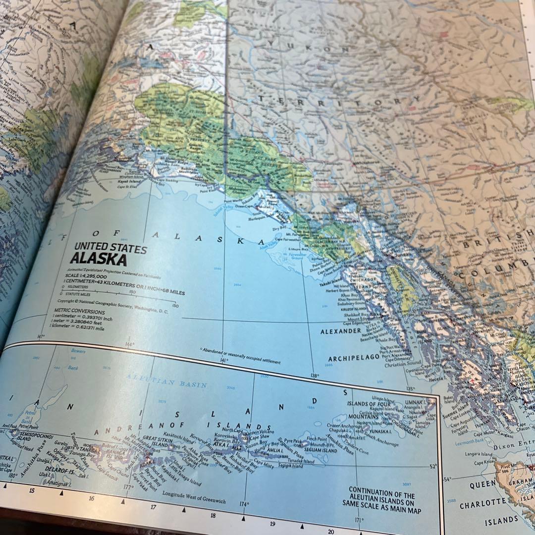 ナショナルジオグラフィック　Atlas of North America