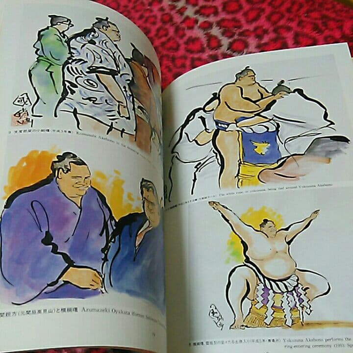 大相撲成瀬國晴画集ドキュメンタリースケッチ初版発行平成五年