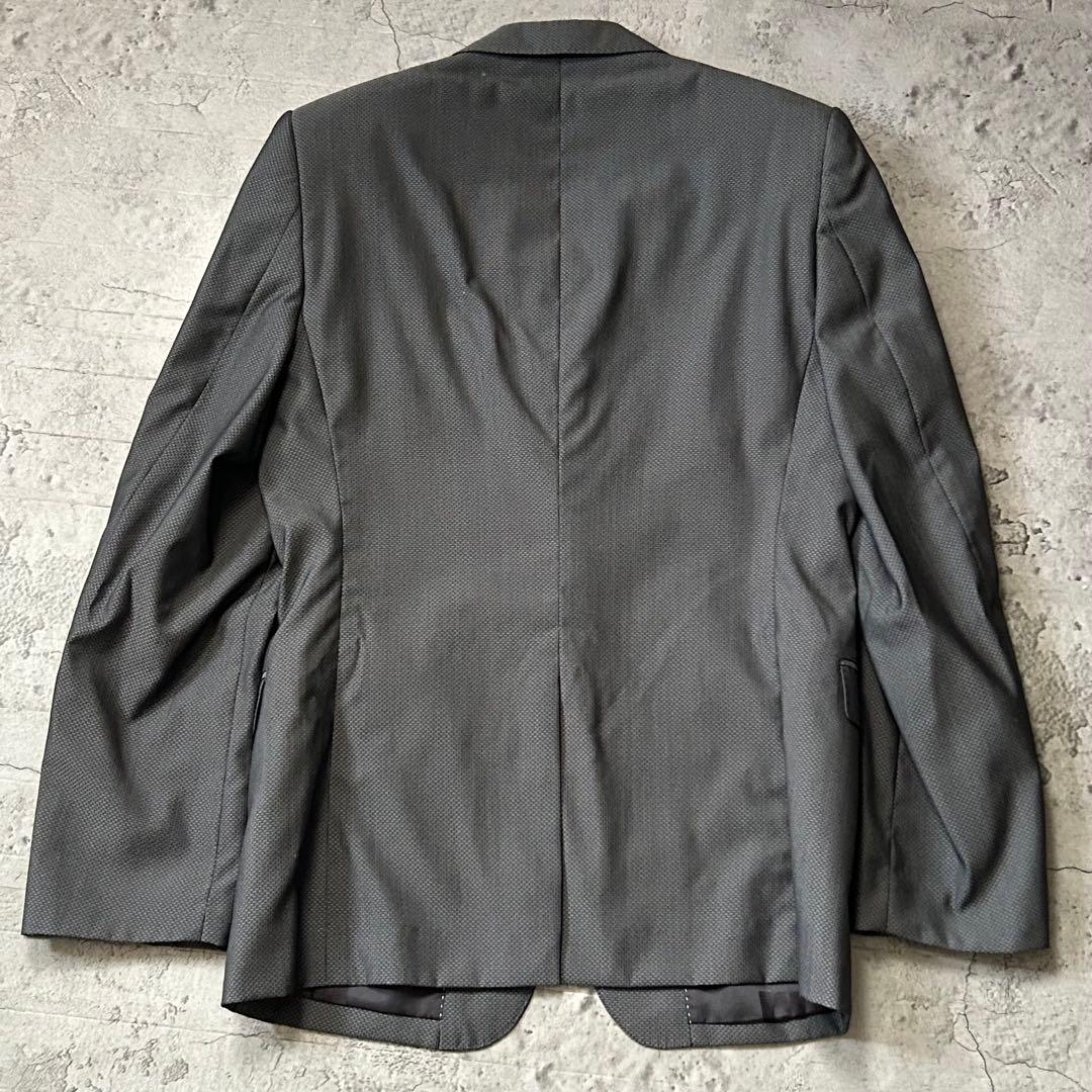 未使用級 renoma モッズスーツ バーズアイ グレー セットアップ