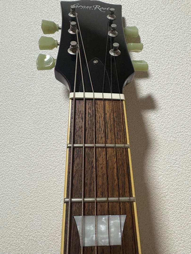GrassRoots SG ギター レッド｜スタンド・ケース付き