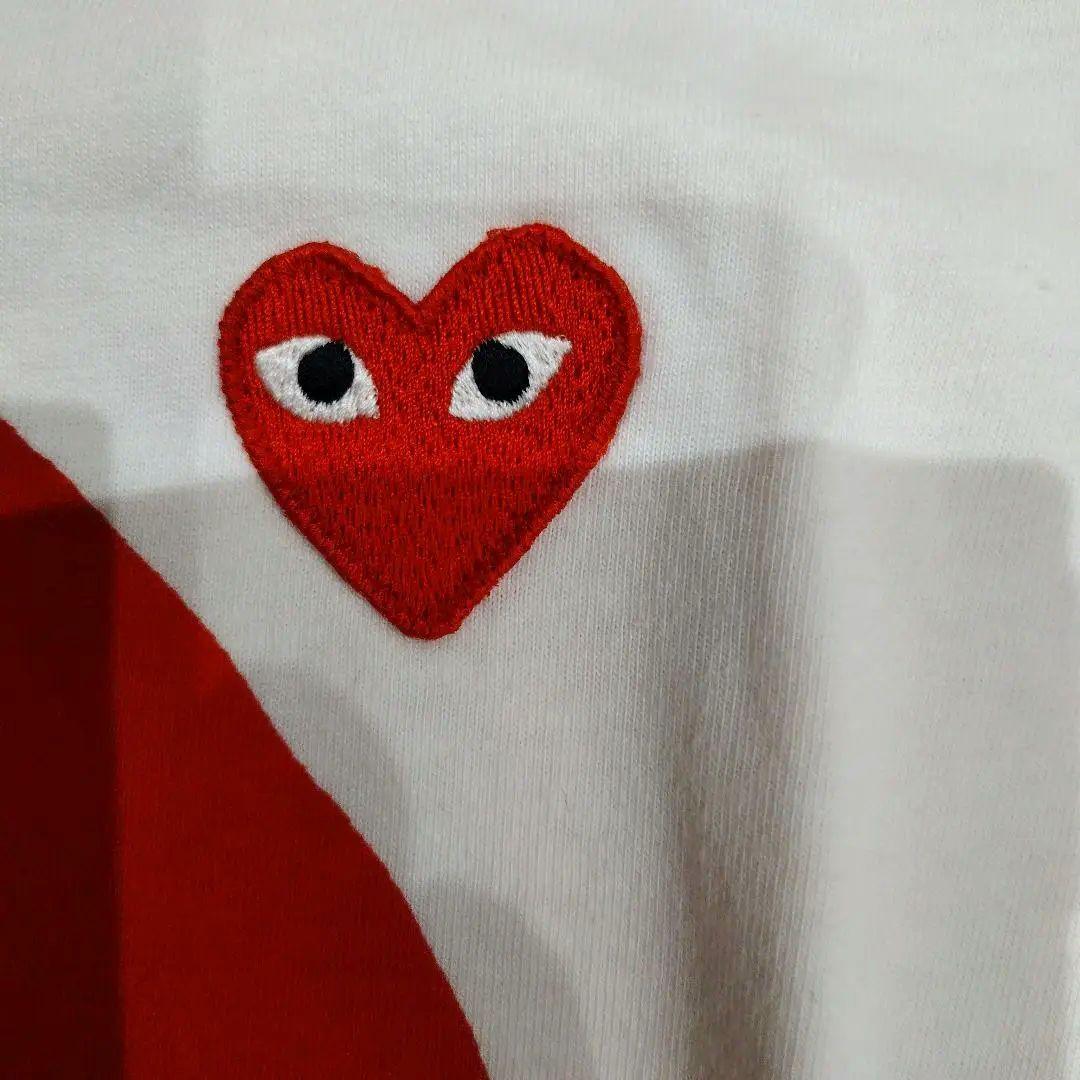 PLAY COMME des GARÇONS 赤ハート　迷彩ハート　半袖Tシャツ
