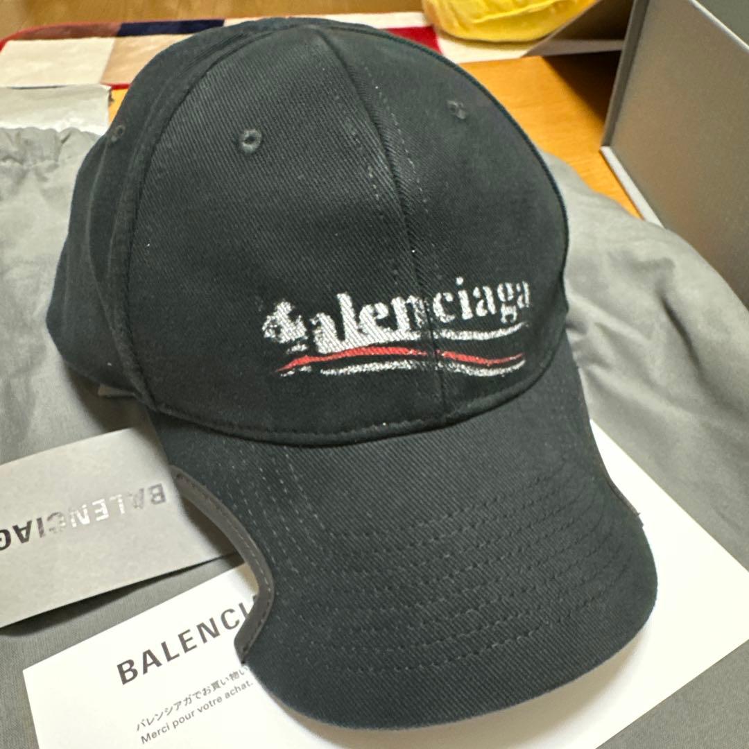 BALENCIAGA キャップ Political Stencil 箱付 新品
