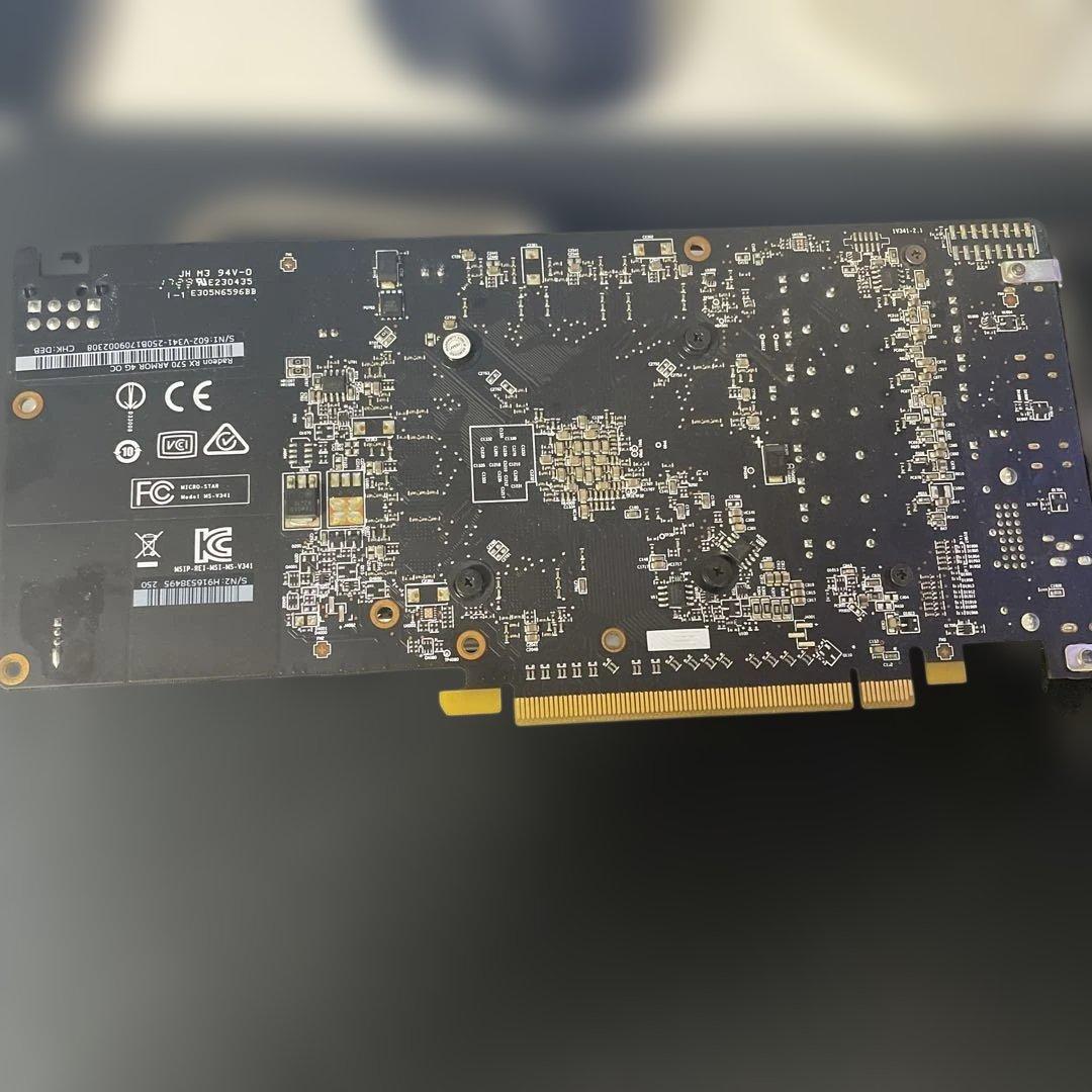 MSI RX570 デュアルファン　グラボ