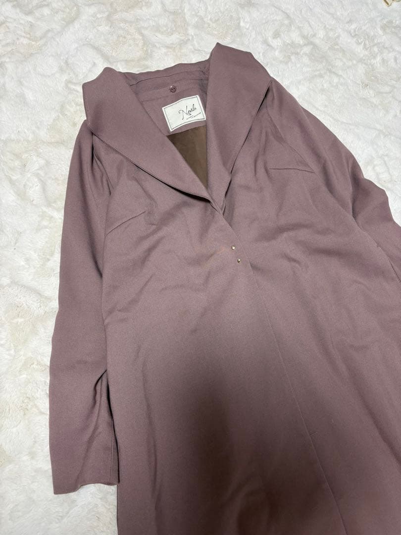 【美品】Noela バックフレアオータムコート