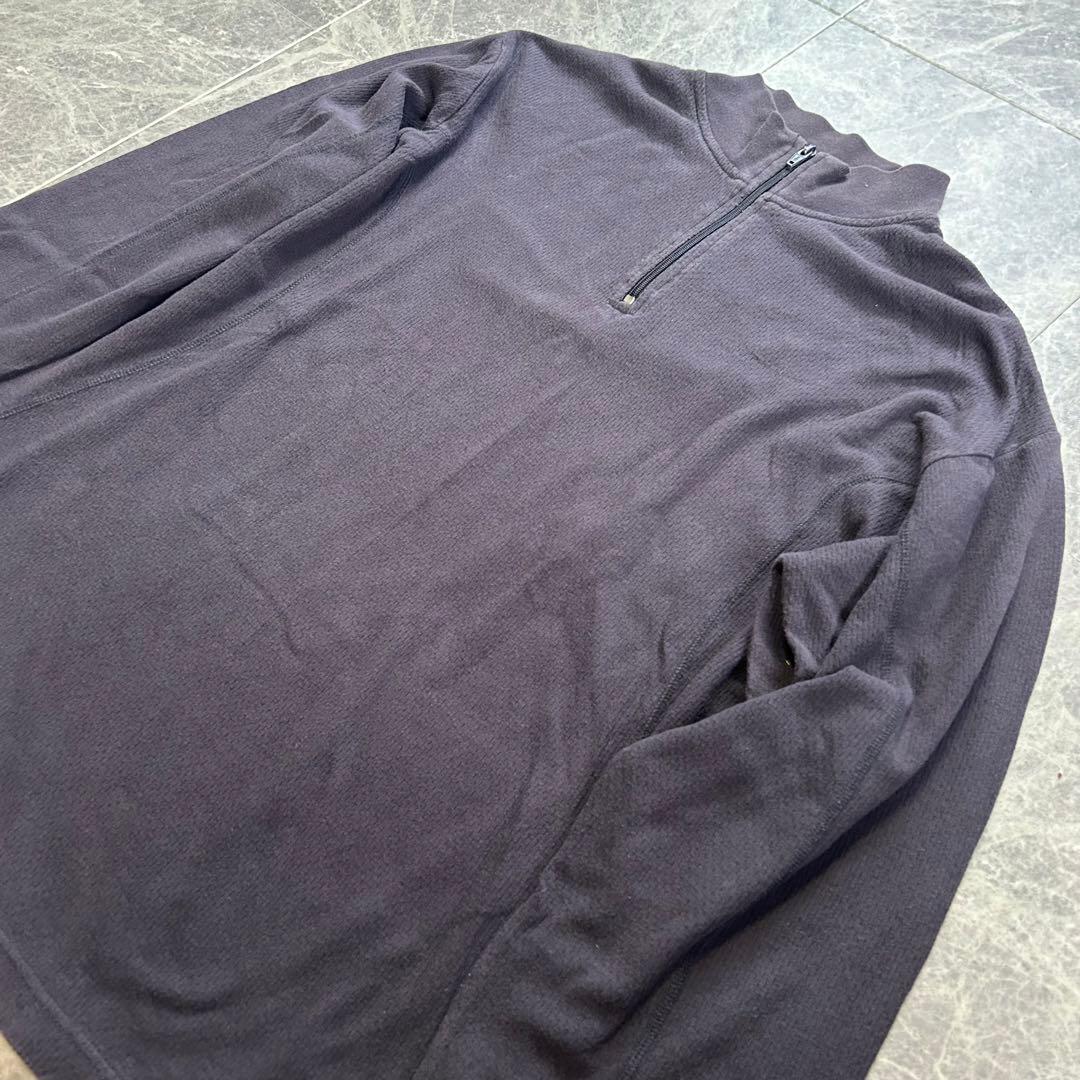 90s OLD STUSSY 紺タグ ハーフジップ スウェット ステューシー