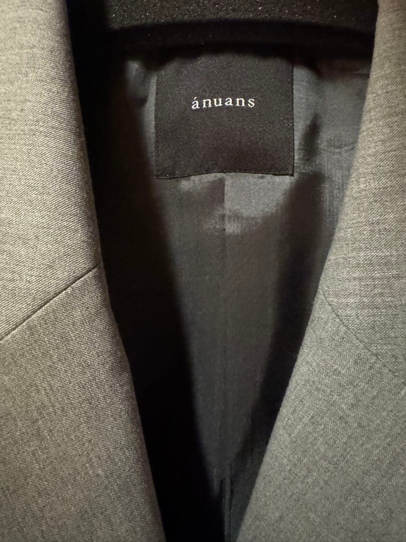 ❤️美品❤️anuans ピークドラペルダブルジャケット　グレー1 Ｓサイズ