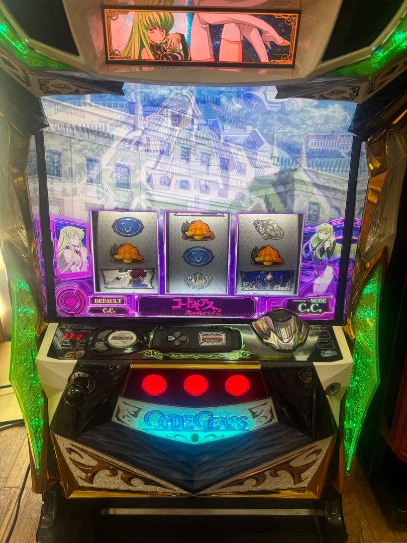 コードギアスR2 C.C.ver スロット 実機 パチスロ