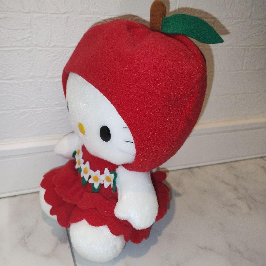 【美品】ハローキティ信州限定 りんごキティー♡ご当地ぬいぐるみ平成レトロ