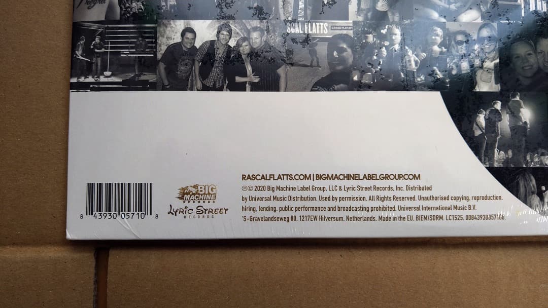 新品 Rascal Flatts - The Greatest Hits 2LP