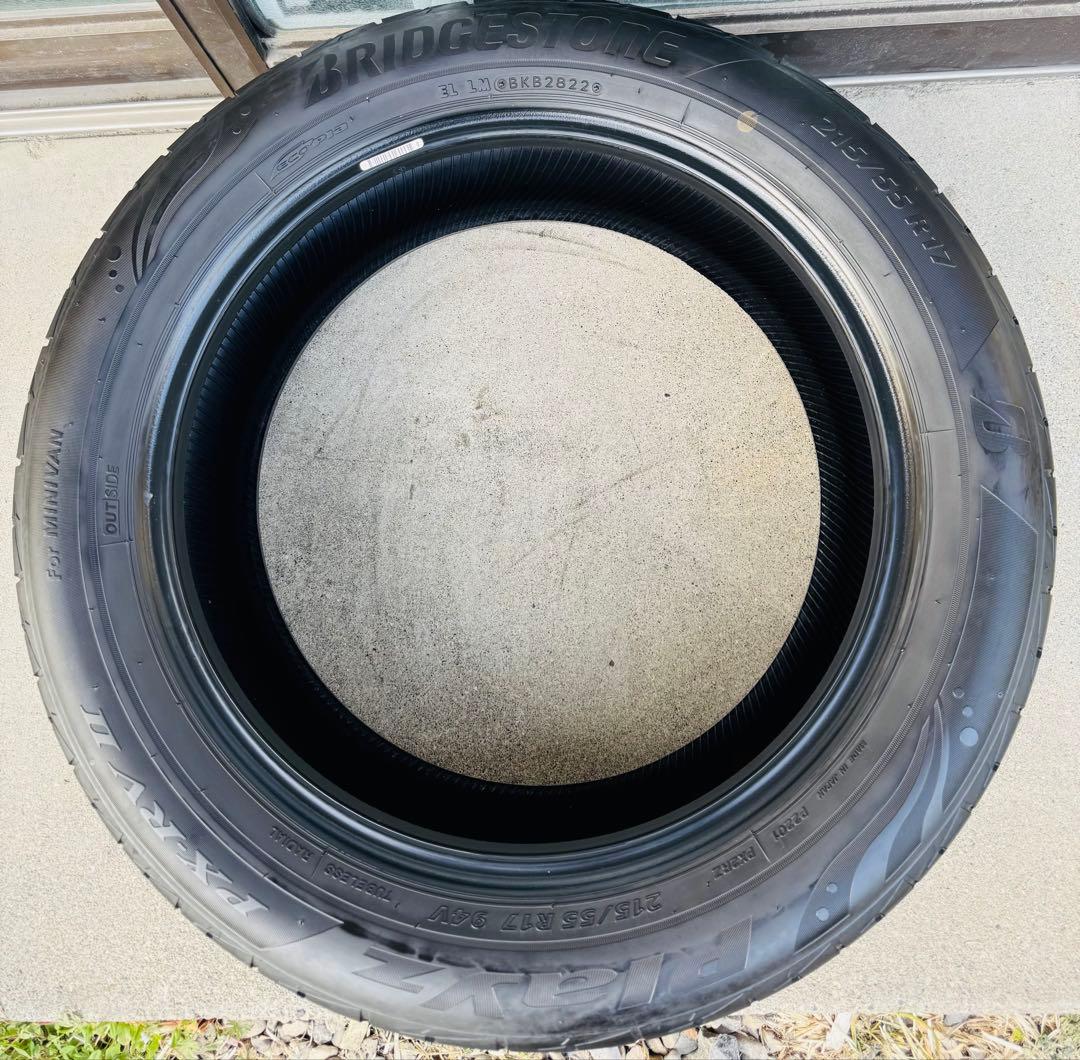 BRIDGESTONE PLAYZ 215/55/R17 94V 2022年製品