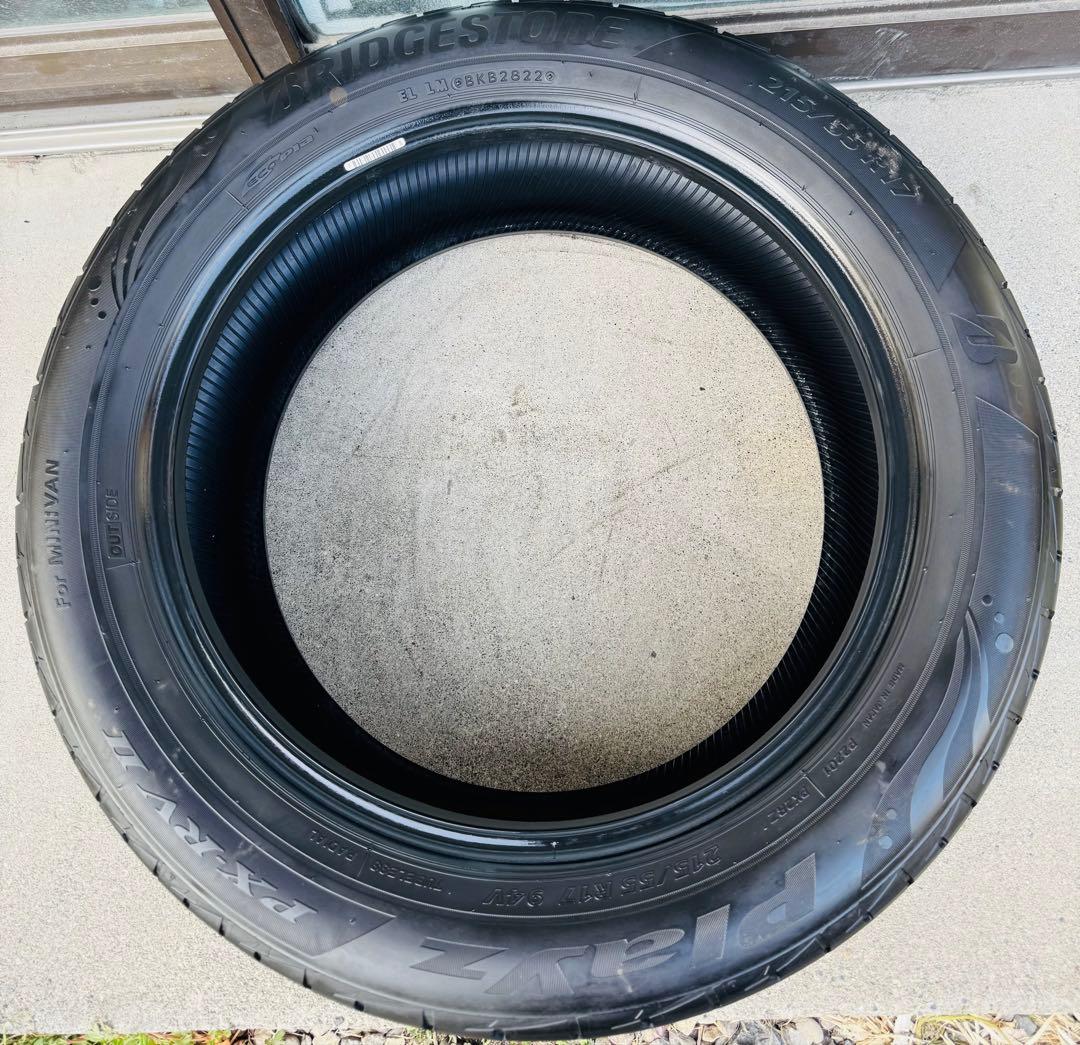 BRIDGESTONE PLAYZ 215/55/R17 94V 2022年製品