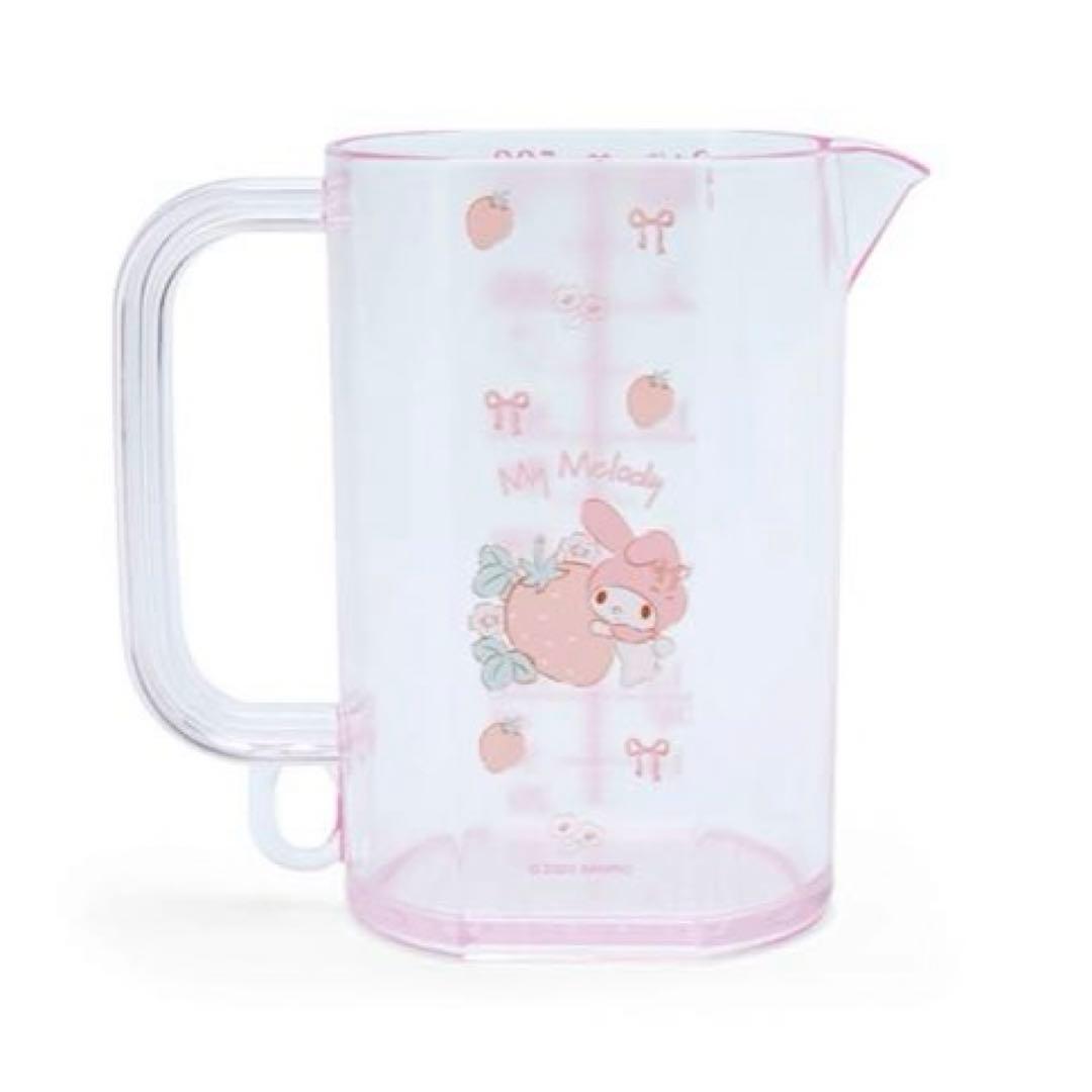 vvv サンリオ♡マイメロディ いちご 計量カップ 500ml
