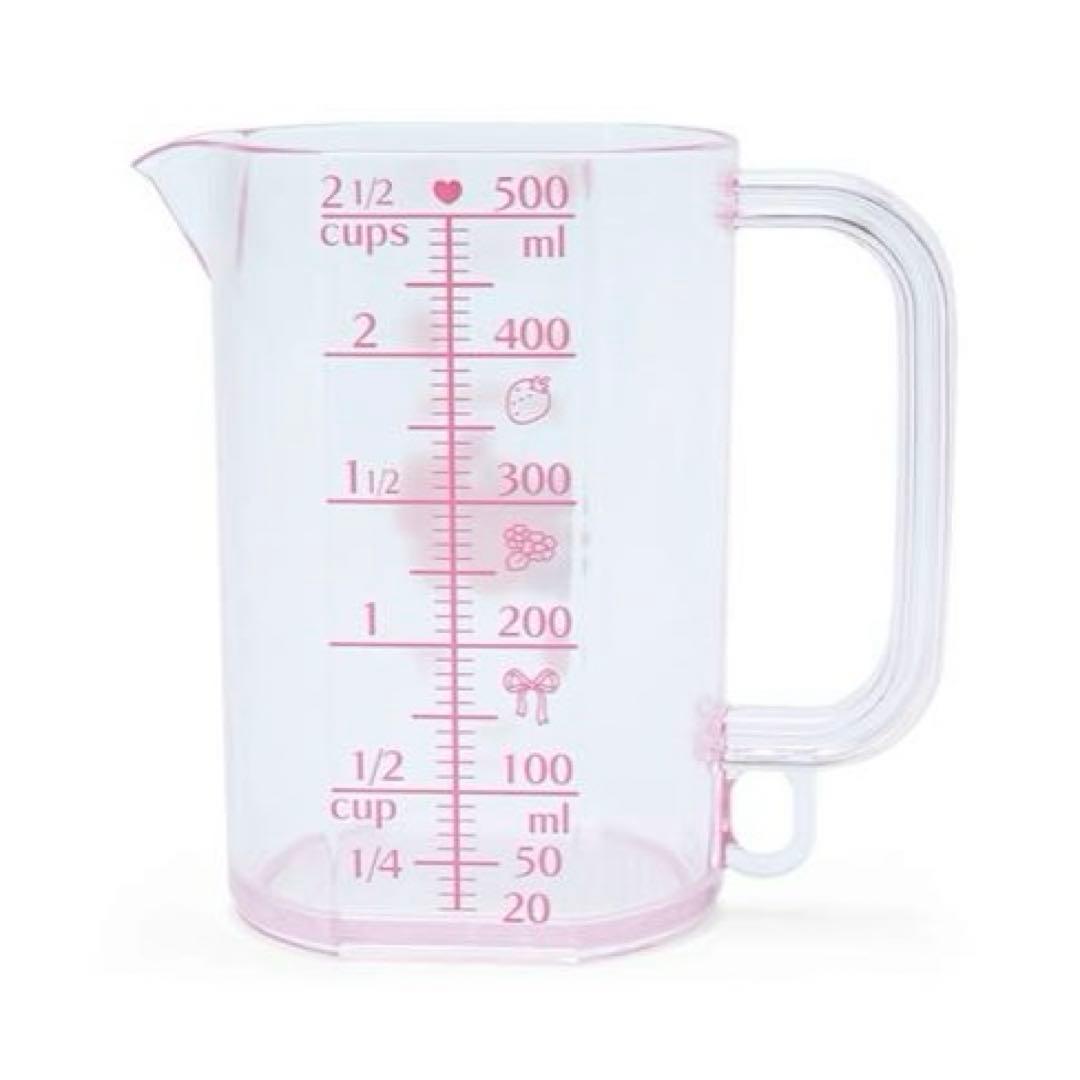 vvv サンリオ♡マイメロディ いちご 計量カップ 500ml