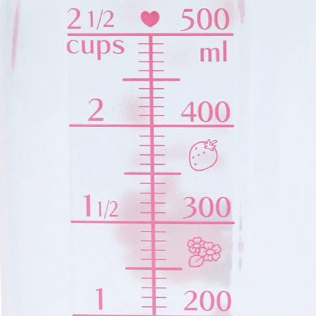 vvv サンリオ♡マイメロディ いちご 計量カップ 500ml
