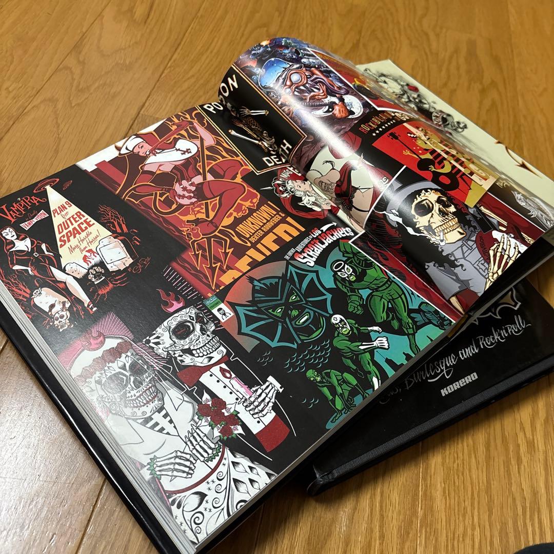 ホットロッドバーレスク、ロックンロールkustom Griphics 2冊セット