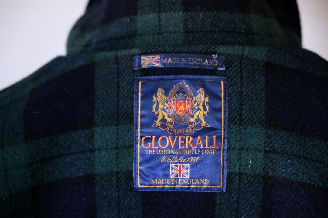 英国製 GLOVERALL ダッフルコート ブラックウォッチ