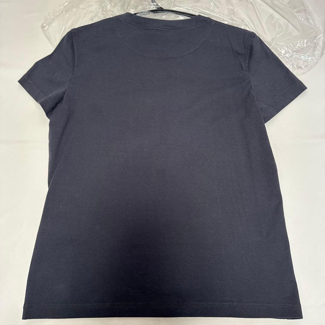 【美品】エルメス　ポケット Tシャツ　濃紺　黒