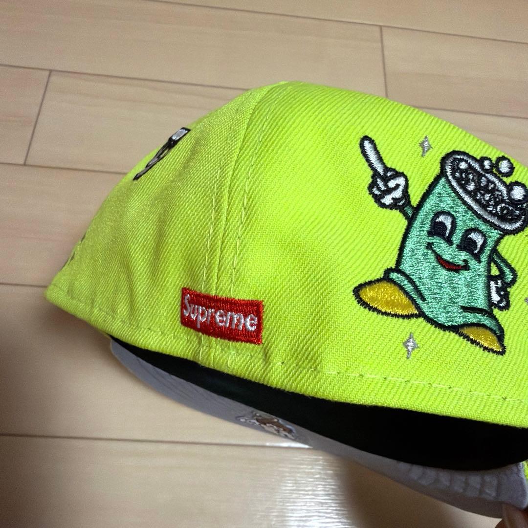 Supreme S Logo NewEra キャラクター Neon Green