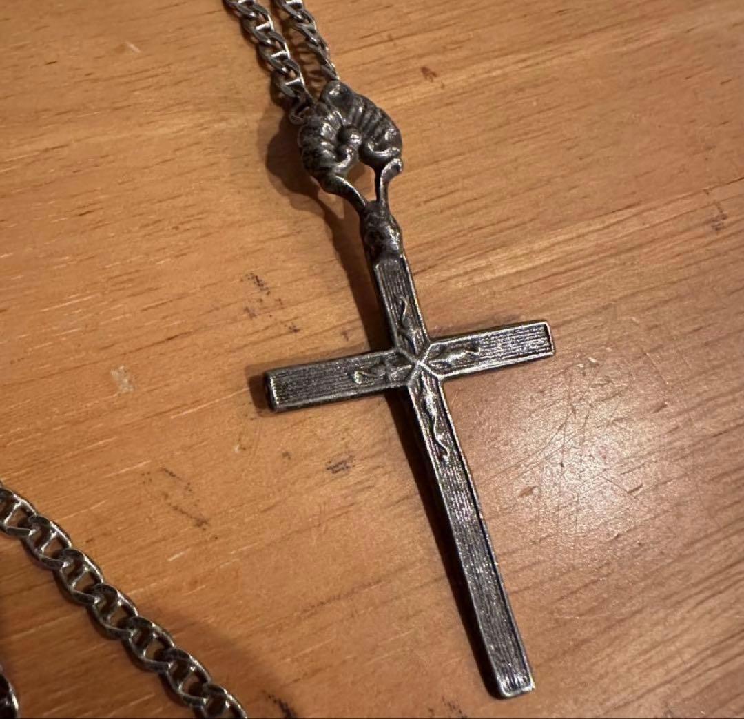 アクセサリー Vintage Italy 925 cross necklace