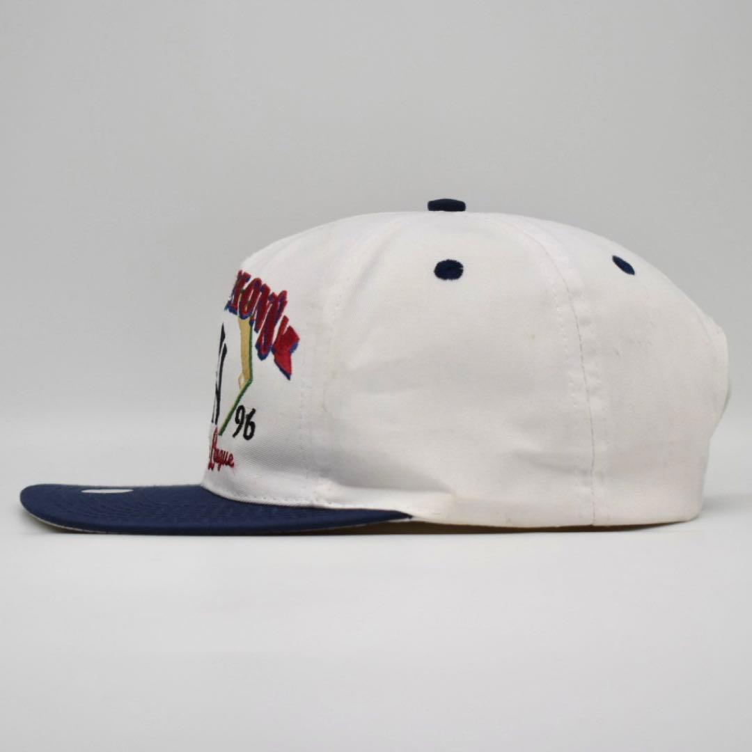 デッド 90s 台湾製 ヤンキース MLB 刺繍 キャップ 2トーン ビンテージ
