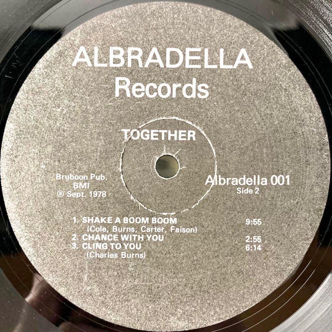 【ウルトラレア！】USオリジナル盤☆TOGETHER☆ALBRADELLA001