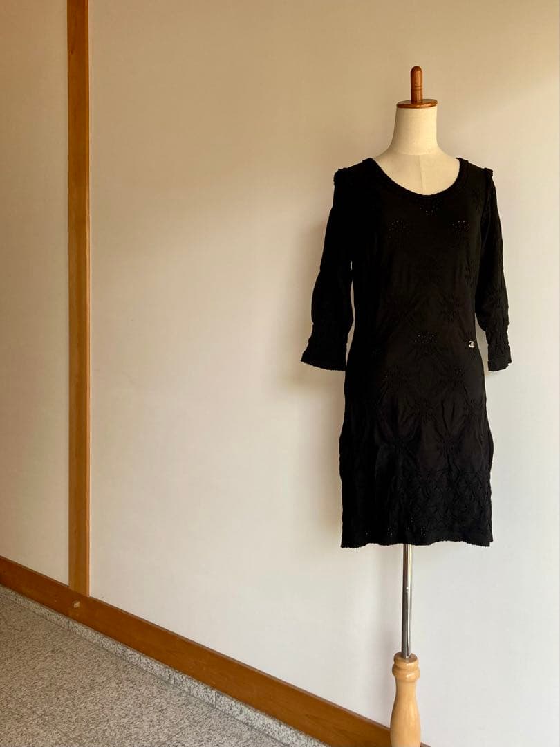 【極美品】CHANEL シャネル 定番リトルブラックドレス 38 クリーニング済